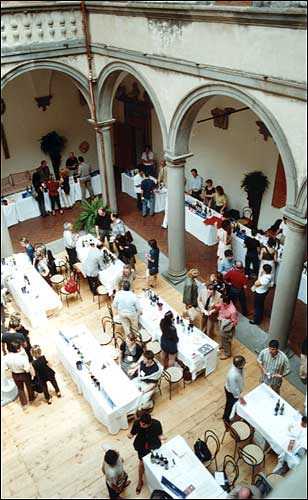 Una veduta de “Alla Corte del Vino“