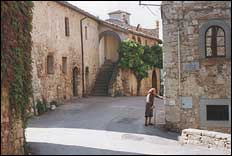 Un particolare del borgo di Fonterutoli