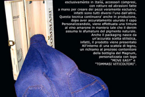 VINITALY 2006 - VINO & MODA: ECCO IL WINE JEANS, IL PRIMO PANTALONE LAVATO CON L'AMARONE DI TOMMASI VITICOLTORI