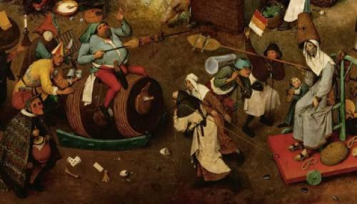 Lotta tra Carnevale e Quaresima di Bruegel
