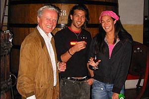 LA SUPER TESTIMONIAL DI OMNITEL MEGAN GALE ALLA SCOPERTA DEL BRUNELLO &#8230; FRANCO BIONDI SANTI: "E' STATA UNA BELLA SORPRESA: AMA IL MIO BRUNELLO E SI E' DIMOSTRATA UN'OTTIMA CONOSCITRICE DI VINO"