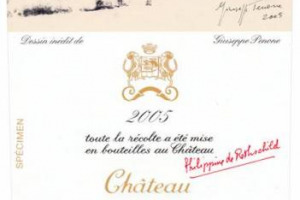 E’ DEL PIEMONTESE GIUSEPPE PENONE LA FIRMA SULLO CHATEAU MOUTON ROTHSCHILD 2005: IL GRANDE SCULTORE ITALIANO SCELTO PER DISEGNARE L’ETICHETTA DI UN VINO CHE DAL 1945 VIENE VESTITO DA UN GRANDE ARTISTA