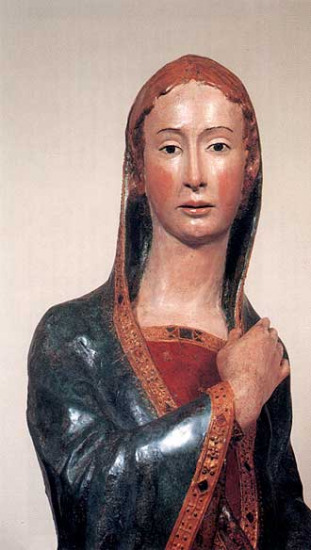 Una delle stupende statue lignee del Museo Diocesano d’Arte di Montalcino