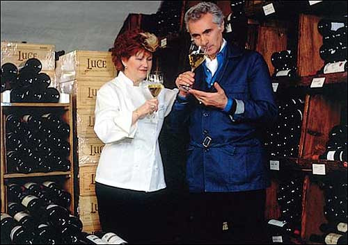 Annie Feolde e Giorgio Pinchiorri