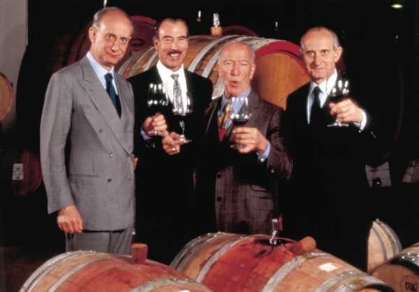 Brindisi per i Mondavi ed i Frescobaldi