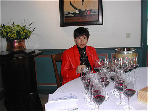 Michèle Shah in degustazione