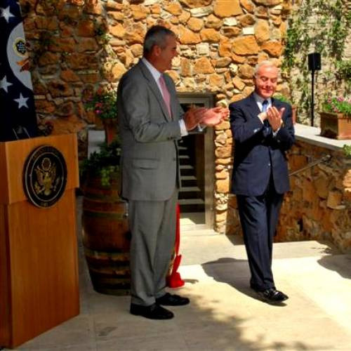 L’ambasciatore Ronald Spogli e Gianni Letta