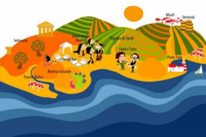 SULLO SFONDO DELLA &ldquo;SICILIA DELLA COSTA D&rsquo;AFRICA&rdquo;, DOVE TERRA E ACQUA SI INCONTRANO, L&rsquo;11 SETTEMBRE ALLE CANTINE SETTESOLI SI &ldquo;VENDEMMIA SUL MARE&rdquo;, CON LA RACCOLTA MANUALE DELLE UVE DI SIRAH LUNGO I FILARI CHE ARRIVANO ALLA SPIAGGIA