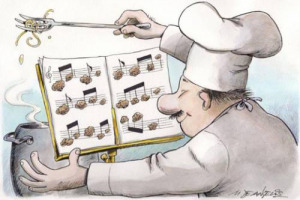 Il cibo è una cosa seria, ma ci si può anche ridere su. Come nella “Mostra Tiramisù”, che per Expo raccoglierà le vignette sul wine & food, raccolte dalla rivista “Italia a Tavola” (spazio “Cost Hub” di Milano). Vernissage il 14 maggio