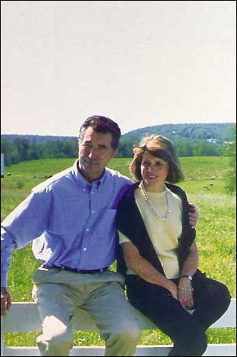 Gianni Zonin con la moglie