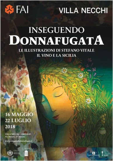 Le etichette di Stefano Vitale per i vini Donnafugata in mostra