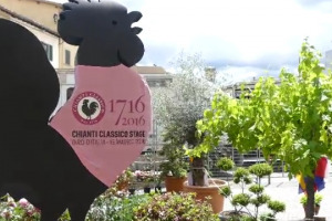 Per le strade della &ldquo;Chianti Classico Stage&rdquo;, prima tappa della storia del &ldquo;Giro d&rsquo;Italia&rdquo; dedicata ad un vino del Belpaese. Tra colori, suoni ed emozioni che hanno portato il &ldquo;Gallo Nero&rdquo; al centro dell&rsquo;attenzione degli sportivi del mondo