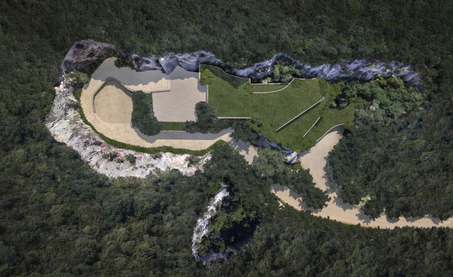 Il progetto della cantina di Bulgheroni nell’ex Cava Cariola di Bolgheri