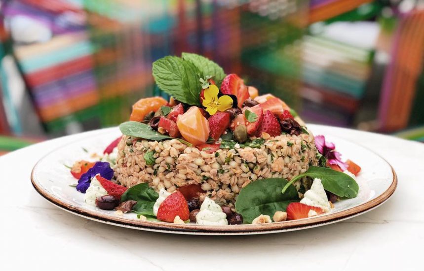 L’insalata di riso con verdure