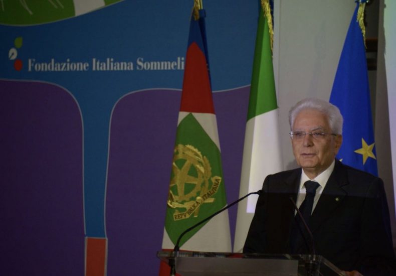 Il Presidente della Repubblica Mattarella al Forum della Fondazione Italiana Sommelier