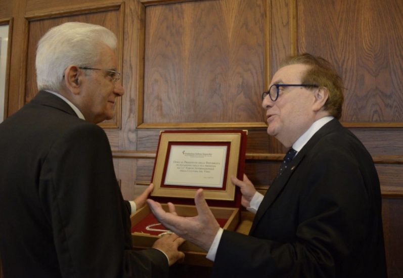 Il Presidente della Repubblica Mattarella al Forum della Fondazione Italiana Sommelier