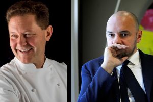 Pranzo di Ferragosto di WineNews con lo chef Enrico Cerea e il sommelier Giuseppe Palmieri