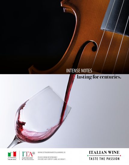 La campagna “Italian Wine - Taste the Passion“ dell’Ice