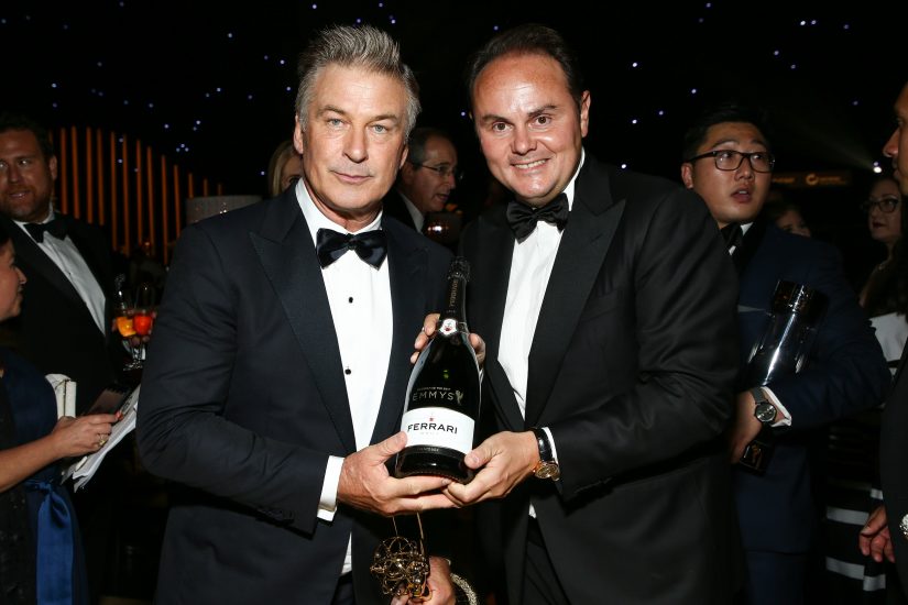 Matteo Lunelli con Alec Baldwin