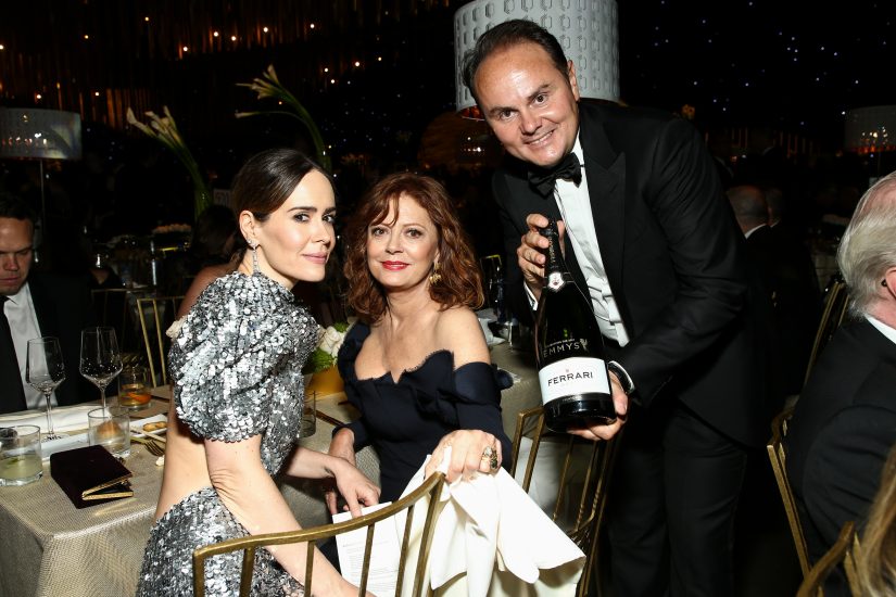 Sarah Paulson, Susan Sarandon e Matteo Lunelli