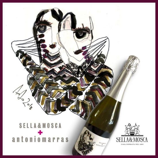 Collaborazione tra lo stilista Antonio Marras e la cantina Sella & Mosca per le nuove etichette d’autore