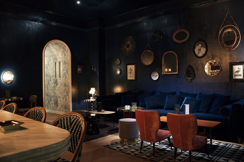 L’interno del Mr Simon, secret bar di Udine