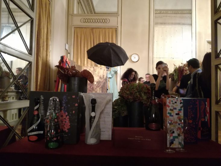Teatro alla Scala, presentazione Bellavista Franciacorta Brut Teatro alla Scala 2013: bottiglie storiche