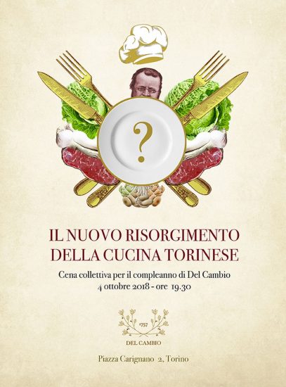 Il compleanno del ristorante Del Cambio