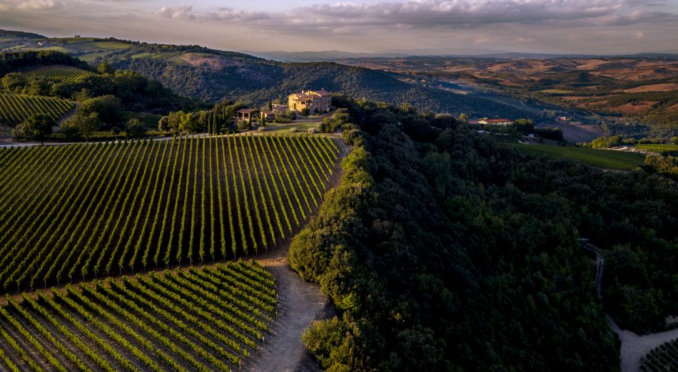 La cantina Mastrojanni a Montalcino