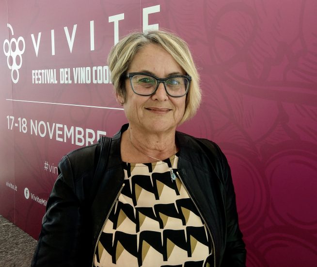 Ruenza Santandrea, a capo del settore vino di Alleanza Cooperative