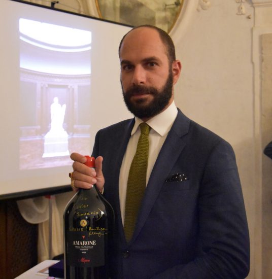 Xavier Solomon, curatore della Frick Collection di New York, premiato da Allegrini