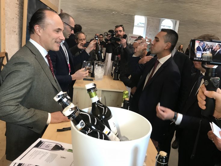 Luigi di Maio a Vivite, il Festival delle Cooperative del vino