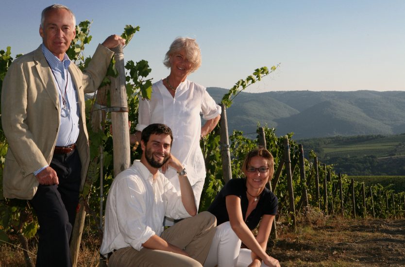 La famiglia Mascheroni Stianti, alla guida di Castello di Volpaia