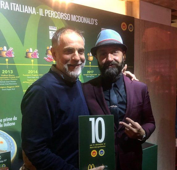 Joe Bastianich per McDonald’s Italia con Qualivita