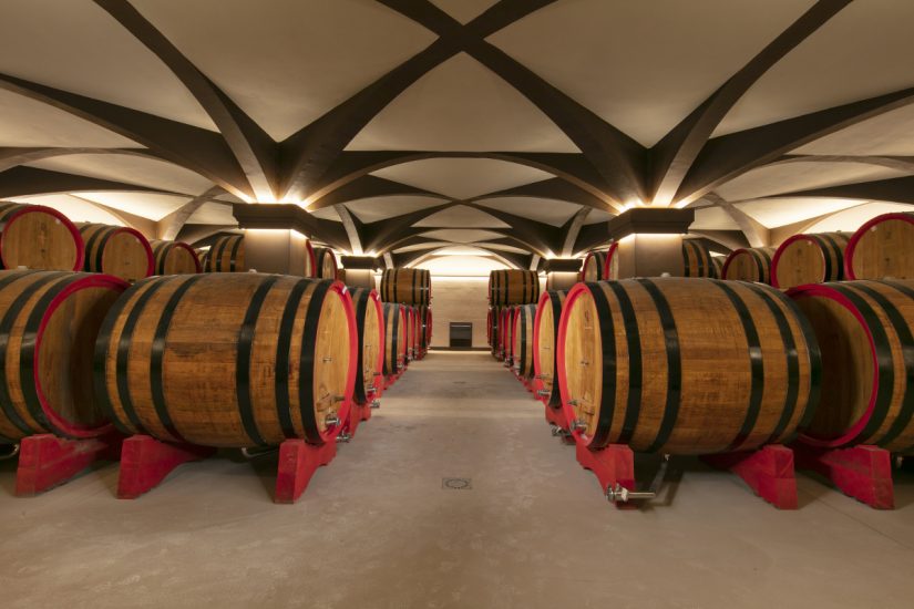 La cantina di Poggio Landi a Montalcino