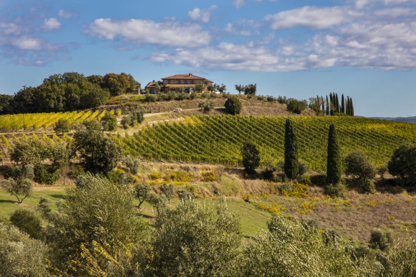 La Villa Belvedere della Tenuta Poggio Landi a Montalcino, di Alejandro Bulgheroni