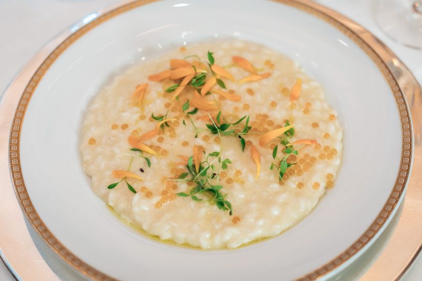 Riso, mela e trota - Claudio Sadler e Peter Brunel 