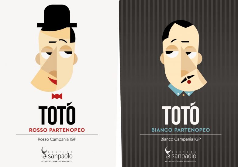 I vini dedicati a Totò nel progetto A Livella di Claudio Quarta Vignaiolo e la famiglia De Curtis