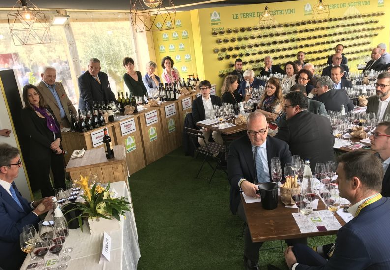 Grandi etichette del Belpaese nella degustazione di Coldiretti guidata da Riccardo Cotarella