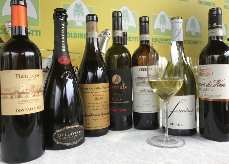 Grandi etichette del Belpaese nella degustazione di Coldiretti guidata da Riccardo Cotarella