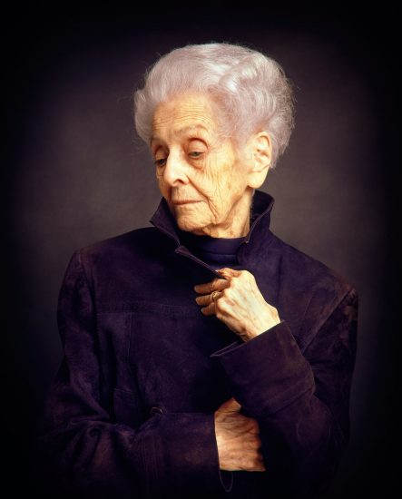 Rita Levi Montalcini fotografata da Guido Harari
