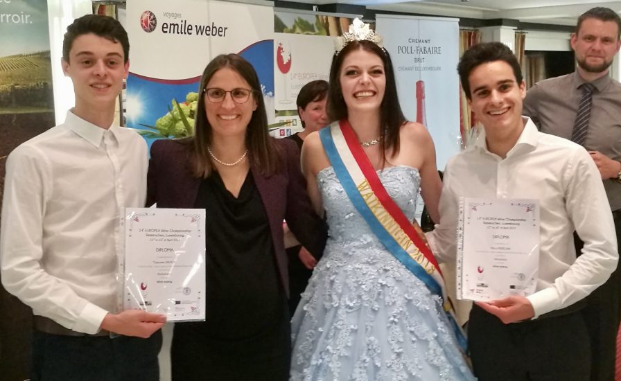 I giovanissimi Giacomo Saltori e Mirco Pedegani conquistano l’“Europea Wine Championship”