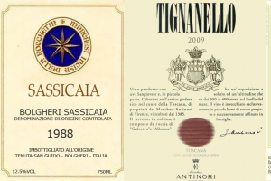 Sassicaia, Tignanello and Ornellaia: the Italians most loved (and sought) by wine lovers