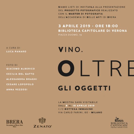 “Vino. Oltre gli oggetti“, in mostra a Milano presso Bottega Immagine dall’8 al 18 aprile