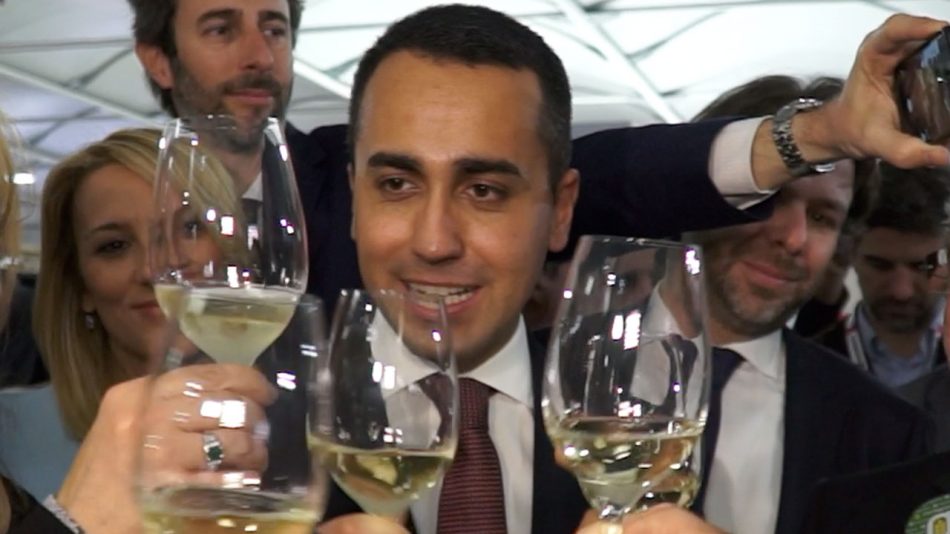 Il vicepremier Luigi Di Maio a Vinitaly 2019
