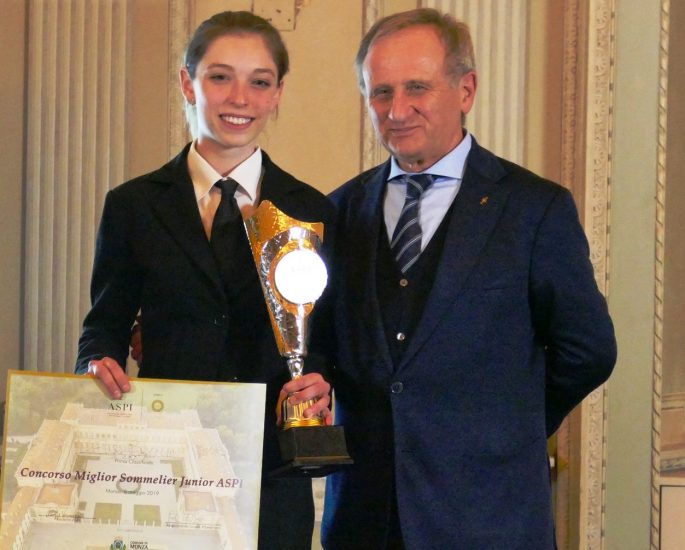 Aspi, la giovanissima studentessa Elisa Borroni è la Miglior Sommelier Junior 2019