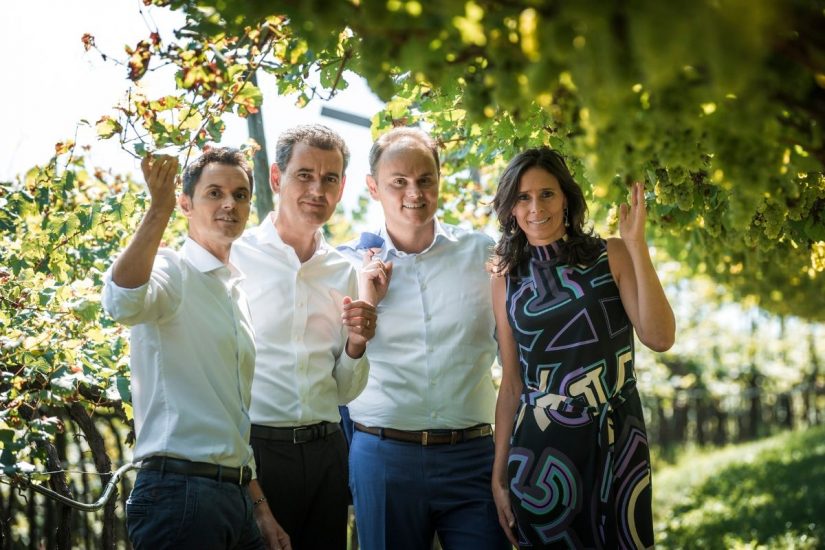 La famiglia Lunelli, alla guida delle cantine Ferrari