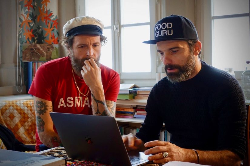 Jovanotti con il food guru Filippo Polidori