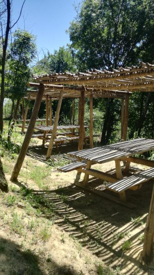 Istallazione lungo il percorso dei Nidi di Vinchio Vaglio Serra