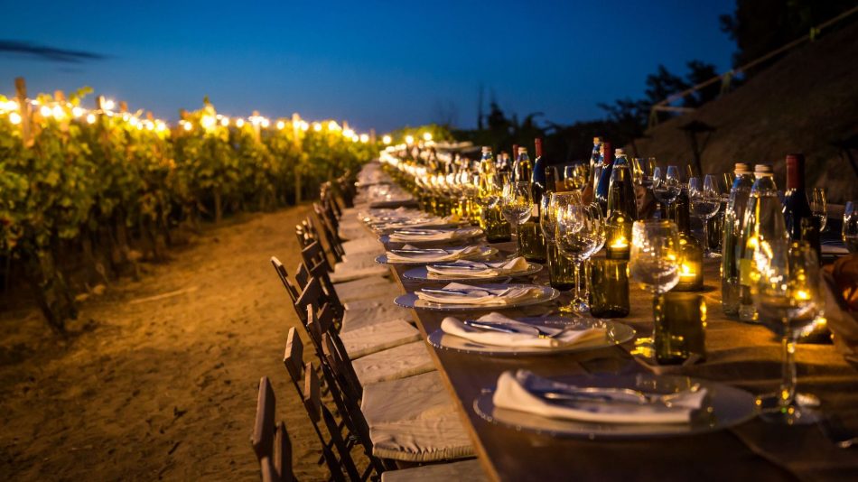 In agenda la cena in vigna a Casa Setaro, l’Aperitivo Sotto le Stelle sul Lago di Garda e la Notte degli Aromi da Tramin